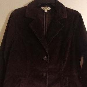 St. John's Bay Brown Corduroy Jacket (PL)